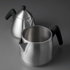 Jumbo Steel Mat Theepotset RVS - Inductie - 1L + 2L - Turkse Theepot