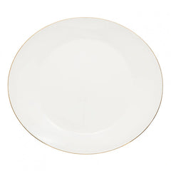 Jumbo Moon Gold - Serviesset – 64-delig – 12 Personen – New Bone – Wit met Gouden Rand – Luxe Dinnerset – Incl. Schalen