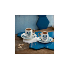 Karaca Iznik - Espressokopjes – 2-delig – Koffiekopjesset – Stijlvol Design – Espresso Servies