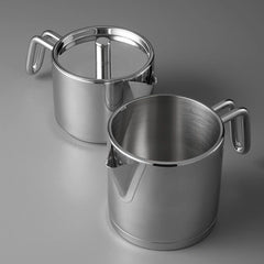 Jumbo Metalix Midi Theepot RVS - 2-delig - Inductie - 0,9L + 1,2L - Dubbele Theeketel Set