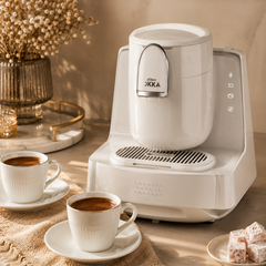 Arzum OKKA Elite - Turks Koffiezetapparaat – Wit/Chroom – 2 Kopjes – Volautomatisch – 710W - OK0040-05