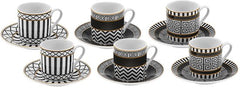 Karaca Helenistik – Porseleienen Koffiekopje Set – 80 ml