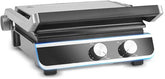 Karaca Nova Grill - Contactgrill & Tosti-ijzer – 2000W – 6 Sneetjes – Timer – 180° Grill – RVS Inox