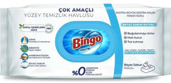 Bingo - Praktische Oppervlakte Reinigingsdoekjes Witte Zeep 96 Stuks – Vochtige Schoonmaakdoekjes – Multifunctioneel