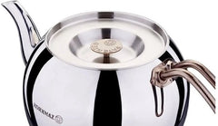Korkmaz Hanedan A222-01 - Turkse Theepot - Goud – 1,1L + 2,0L – Inductie