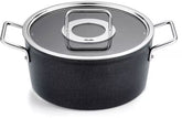 Fissler Adamant - Kookpan - 24 cm – Aluminium Pan met Glasdeksel - Krasbestendige Antiaanbaklaag