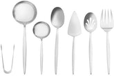 Karaca Lizbon - Serveerset– 7-delig – 18/10 RVS – Zilver