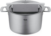 Fissler Phi Collection - Soeppan - 24 cm met Downdraft Glasdeksel - 6,5 L - Inductie