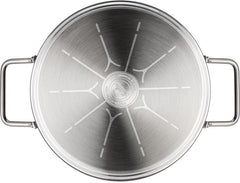 Fissler Adamant - Kookpan - 24 cm – Aluminium Pan met Glasdeksel - Krasbestendige Antiaanbaklaag