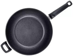 Fissler Adamant - Wokpan 26 cm – Inductie – Krasbestendige Antiaanbaklaag – Aluminium