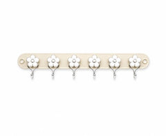 Sunplast SF-893 - Madelief Wandhaken Set van 6 – Bloemvormige Ophanghaken – Decoratief & Praktisch