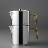 Jumbo Metalix Midi - RVS Theepot – 0,9L & 1,2L – 18/10 Roestvrij Staal – Inductiegeschikt – Vaatwasserbestendig - Titanium Gold
