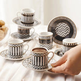 Karaca Helenistik – Porseleienen Koffiekopje Set – 80 ml