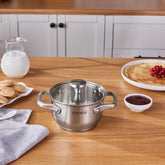 Karaca Elite Mini - Kookpot met Deksel – 14 cm – RVS – Inductie Geschikt