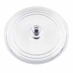 Borcam 590280 - Multisize Glazen Deksel – Universeel 3-in-1 – 24, 26 & 28 cm – Voor Pannen en Ovenschalen