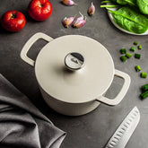 Fissler Moments - Kookpot - Gietijzer - Ivory White - 20cm