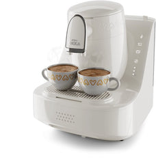 Arzum OKKA Elite - Turks Koffiezetapparaat – Wit/Chroom – 2 Kopjes – Volautomatisch – 710W - OK0040-05