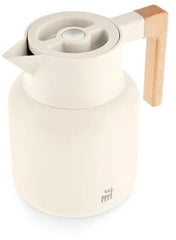 Karaca Corelock - Thermoskan Creme – 1,6 Liter – RVS – Dubbelwandig Geïsoleerd – Lekvrij
