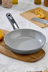 PoloChef VST-128 - Vista Grillpan 28 cm – Keramische Grillpan – Grijs – Antiaanbaklaag – Extra Grote Bakpan