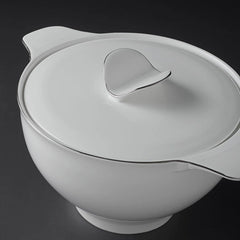 Jumbo Silva - Serviesset – 61-delig – 12 Personen – New Bone – Wit – Luxe Dinnerset – Incl. Soepterrine & Schalen