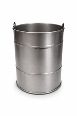 Kachelemmer RVS – Ø 35 cm – Hoogte: 63 cm – Voor Houtkachel