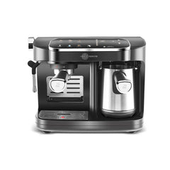 Karaca Hatir Perfetto - Espresso- en Turkse Koffiemachine INOX – 20 Bar – 1900W – Melkopschuimer – 1.8L Waterreservoir