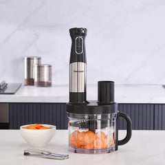 Homend Functionall 2848EU - Keukenmachine 1500W – 1 Liter – 4 RVS Messen – Vaatwasserbestendig – RVS