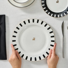 Karaca Elegance Collectie Kore - New Bone Serviesset – 24-Delig – 6 Personen – Luxe Servies