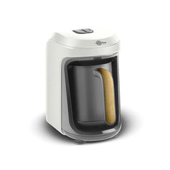 Karaca Hatır Hups - Melkopschuimende Turkse Koffiemachine – Wood Craft – 5 Kopjes – 535W