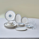Karaca İznik - New Bone Ontbijtset/Serveerset 26-delig - 6 Personen - Multicolor - Theekopjes. Schalen en Borden