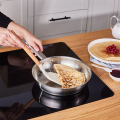 Karaca Elite - RVS Inductie Koekenpan – 24 cm – Zilver – Geschikt voor Inductie