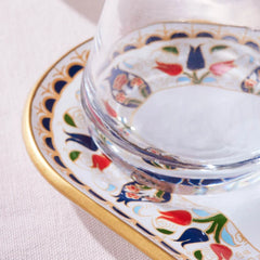 Karaca Tulip - Turkse Theeglazenset – 12-delig – 6 Personen – 132 ml – Multicolor