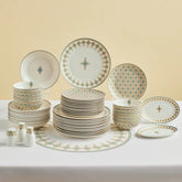 Karaca Forever Dorothy - 53-Delig Servies – 12 Persoons – New Bone Serviesset – Dinerborden Kommen Dessertborden