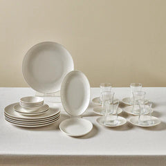 Karaca Artiste 20-Delige Ontbijtset – Wit – Serviesset voor 6 Personen – Modern & Elegant Design