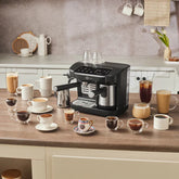 Karaca Hatir Perfetto - Espresso- en Turkse Koffiemachine INOX – 20 Bar – 1900W – Melkopschuimer – 1.8L Waterreservoir