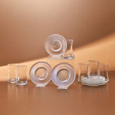Karaca Lily - Theeglazenset 12 Delig – 6 Personen – 170 ml – Glas – Luxe Luster Afwerking – Turkse Theeset