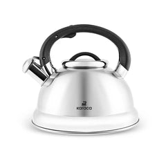Karaca Kettlinox Pressure Kettle - 2.5 Liter - RVS Fluitketel - Inductie Geschikt - Roestvrij Staal