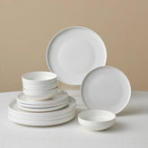 Karaca Stream Saturn - New Bone 12-Delige Serviesset – 4 Personen – Wit – Luxe Servies