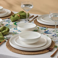 Karaca Stream Saturn - New Bone 12-Delige Serviesset – 4 Personen – Wit – Luxe Servies