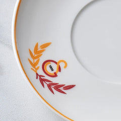 Karaca x Galatasaray - Turkse Koffiekoppenset – 12-Delig – 6 Personen – 80 ml – Porselein – Officieel Gelicentieerd
