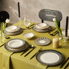 Karaca Elegance Bone Helsinki Serviesset – 24-Delig – 6 Personen – Luxe Porseleinen Servies