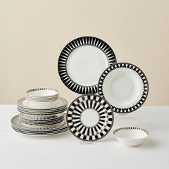 Karaca Elegance Bone Helsinki Serviesset – 24-Delig – 6 Personen – Luxe Porseleinen Servies
