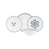Karaca Forever Iznik - 24-delige New Bone Serviesset – 6 Personen – Multicolor - Luxe Dinerset