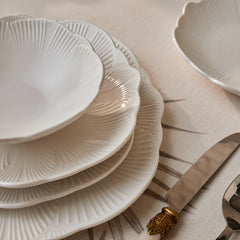 Karaca Bloom - 24-Delige New Bone Serviesset – 6 Personen – Wit – Luxe Servies