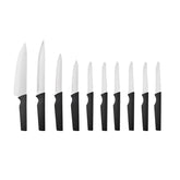 Karaca INOX Bundle Messenset 10-delig - RVS Keukenmessen - Koksmes. Hakmes en Multimessen