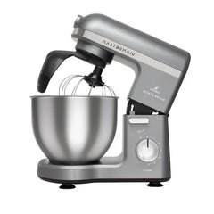 Karaca Mastermaid Chef Pro Keukenchef met twee armen 1500W Space Gray. Shiny Cream. 1500W. 5 L Mixer. Keukenmachine. Snelheidsinstelling. Deeghaak. Kloppen. Kneden en mengen