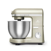 Karaca Mastermaid Chef Pro Dubbelarmige Keukenchef 1500W Zachte Room. Glanzende Room. 1500W. 5 L Mixer. Keukenmachine. Snelheidsinstelling. Deeghaak. Kloppen. Kneden en mengen