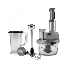 Karaca Mastermaid Prosteel - Keukenrobot met Glazen Blender - 2500W - Galaxy Grey