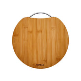 Karaca Owen - Ronde Snijplank - Groot - Bamboe Houten Serveerplank - Rond - Keukenplank