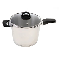 Jumbo Procook - Snelkookpannenset 4-delig – 4L & 6L – 18/10 RVS – Inclusief Glazen Deksel – Geschikt voor Inductie